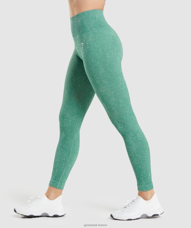 Gymshark adapter les leggings sans couture mouchetés minéral | vert alpin femmes 6HF28322